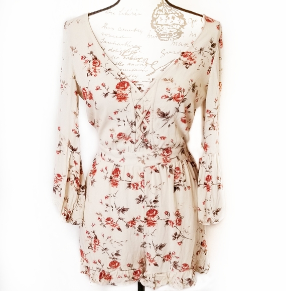 American eagle floral short romper dress - Picture 2 of 4